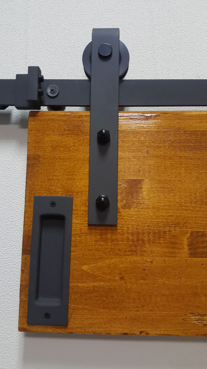 Механизм открытого типа для двери в стиле ЛОФТ Анапа