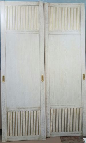 Двери для шкафа купе с фрезеровкой Анапа
